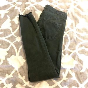 Articles of Society Carly Skinny Jeans in Olive